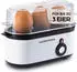 GOURMETmaxx Eierkocher für 3 Eier 210W Weiß - 15654