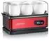 Arendo Eierkocher 6-fach Edelstahl 400W - 307179 rot