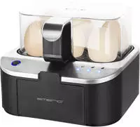 Emerio EB-123177.1, Emerio Eierkocher,6 Eier,Licht-/Deutsche Sprachanzeige schw.