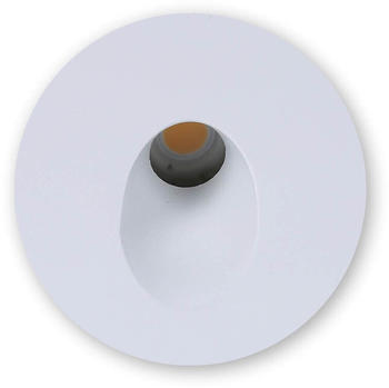 ISOLED Cover Aluminium rund 1 weiß für Wandeinbauleuchte Sys-Wall68