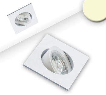 ISOLED LED Einbauleuchte Slim68 weiß, eckig, 9W, warmweiß, dimmbar