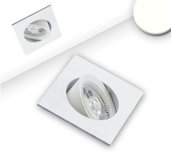 ISOLED LED Einbauleuchte Slim68 weiß, eckig, 9W, neutralweiß, dimmbar