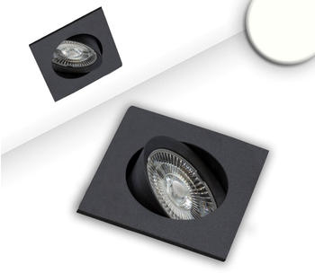ISOLED LED Einbauleuchte Slim68 schwarz, eckig, 9W, neutralweiß, dimmbar