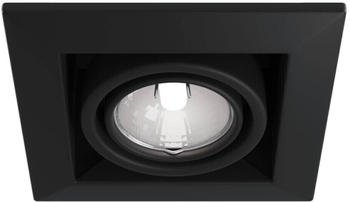 Maytoni Metal Modern Downlight, Einbauleuchte GU10 Schwarz schwenkbar, drehbar