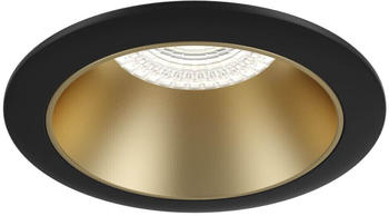 Maytoni Share Deckeneinbaulampe GU10 Schwarz-Gold Ø86mm
