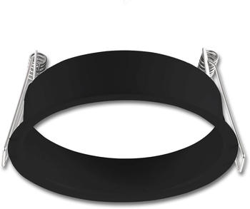 ISOLED Erweiterungsring rückversetzt rund schwarz matt für Einbaustrahler Sys-68