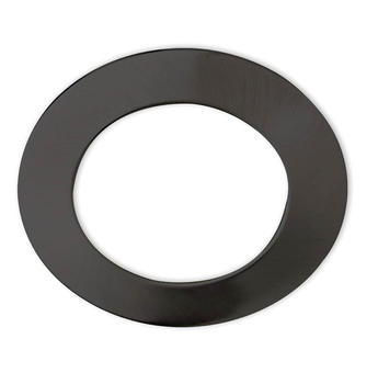 ISOLED Cover Aluminium rund schwarz für Einbaustrahler Sys-90