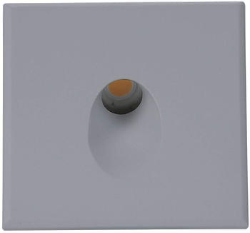 ISOLED Cover Aluminium eckig 1 silbergrau für Wandeinbauleuchte Sys-Wall68