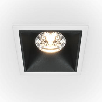 Maytoni Alfa LED Downlight, Einbauleuchte 15W dimmbar Schwarz / weiß 90Ra Neutralweiß