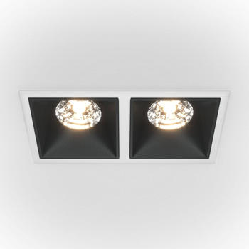 Maytoni Alfa LED Downlight, Einbauleuchte 30W dimmbar Schwarz / weiß 90Ra Neutralweiß