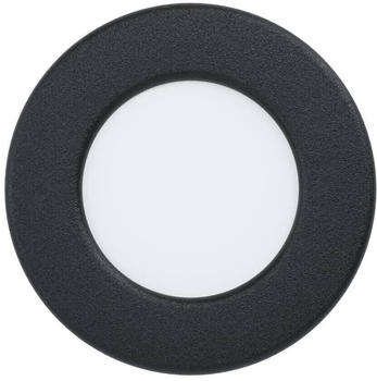 Eglo 99211 FUEVA 5 LED Einbauleuchte 2,7W Einbaustrahler Ø86mm Schwarz weiß Warmweiß IP44