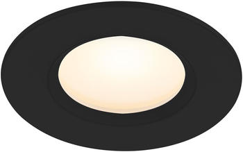 Nordlux Tiaki LED Einbauleuchte Downlight dimmbar IP65 Schwarz 49570103