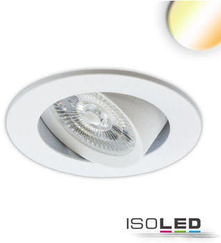 ISOLED LED Einbauleuchte Sunset Slim68 weiß, rund, 9W, 1800-2800K, Dimm-to-warm