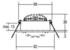 Brumberg LED-Einbaustrahler 350mA 3000K schwarz 12361083