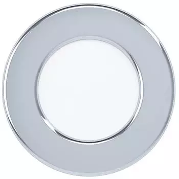 Eglo 99208 FUEVA 5 LED Einbauleuchte 2,7W Einbauspot &Oslash;86mm Chrom wei&szlig; Neutralwei&szlig; IP44
