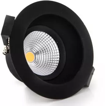 The Light Group SLC One Soft LED-Einbauspot schwarz 3.000K G