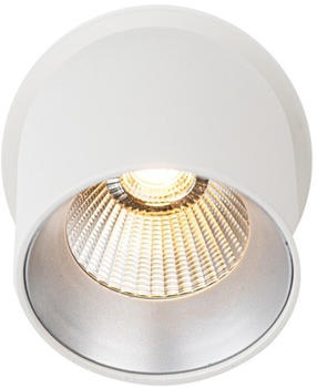 The Light Group SLC Cup LED-Einbaudownlight weiß/silber 2.700K