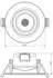 Deko-Light LED-Deckeneinbauleuchte SMD 68 230V weiß 3.000 K