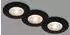 Briloner LED-Einbaustrahler Kulana schwarz 3er-Set IP65