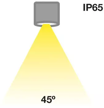 The Light Group SLC MiniOne Fixed LED-Downlight IP65 weiß 927