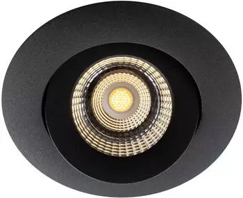 The Light Group SLC One 360° LED-Einbauleuchte dim-to-warm schwarz G