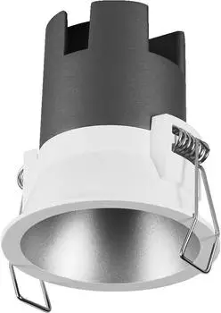 LEDVANCE Twist LED-Einbauspot &Oslash;7cm 840 wei&szlig;/silber