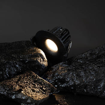 The Light Group SLC OnePro LED-Einbau-Downlight schwarz 4.000 K F