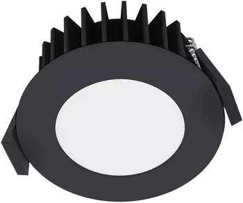 EVN Solido68 LED-Deckeneinbauleuchte 7W anthrazit