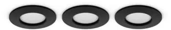 Philips Hue Recessed Spot black 90mm 3er Pack Smart
