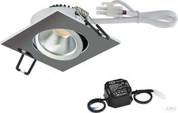 EVN PC20 Einbau eckig Phasendimmer 3000K chrom