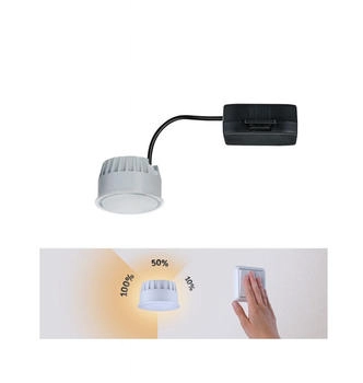 Paulmann 93072 LED Einbauleuchte Coin Nova 3 Stufen dimmbar neutalwei&szlig; 51mm