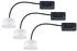 Paulmann 92472 Einbauleuchte Choose 3er Coin 6W 470lm warmweiß 51mm