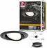 Paulmann 92460 Einbauleuchte Nova Plus schwenkbar IP65 rund 93mm 30° GU5,3 / GU10 max. 35W 230/12V dimmbar Schwarz matt