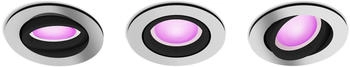 Philips Hue Centura White Color 3er-Pack rund aluminium 230342-03