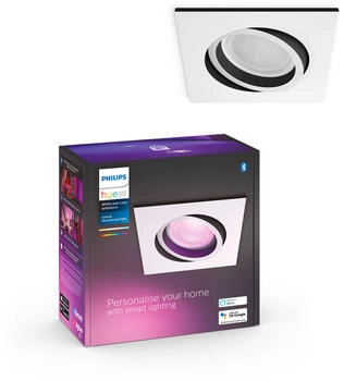 Philips Dimmbare LED-RGBW-Einbauleuchte Hue CENTURA 1xGU10/4,2W/230V