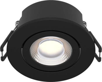 Arcchio LED-Downlight Eliar rund schwarz CCT schwenkbar