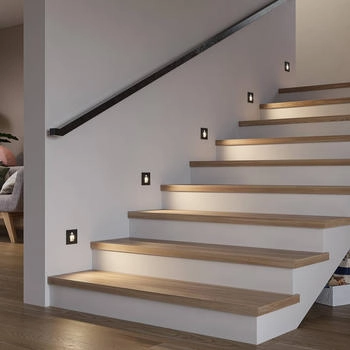 Arcchio Neru LED-Einbaulampe Sensor eckig schwarz