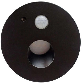 Arcchio Neru LED-Einbaulampe Sensor rund schwarz