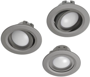 Hama WLAN Einbauspot App-Steuerung CCT 3er nickel G