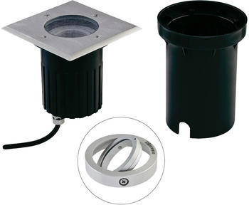 EVN Bodeneinbau Leuchte quad.ratisch schwenkbar IP67 GU10 125mm