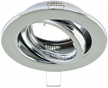 EVN Decken-Einbaustrahler für GU5.3 Leuchtmittel rund schwenkbar chrom IP20 12V EinbauØ80