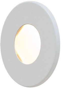EVN LED Wandeinbauleuchte weiß IP44 12V/DC 0.6W 3000K warmweißem Licht feuchtraumgeeignet EinbauØ55