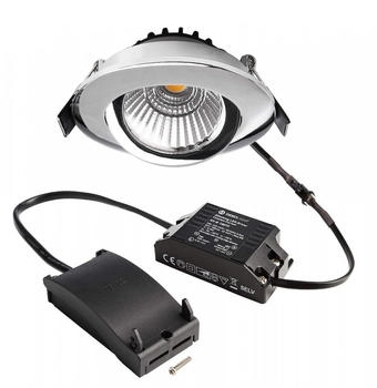 Deko-Light LED Deckeneinbauleuchte Dione IP20 8,5W 750lm dimmbar 2700K Chrom