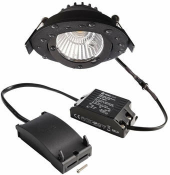 Deko-Light Deckeneinbauleuchte, Dione IP, 8,5 W, DIM, 4000 K, Schwarz, 220-240...