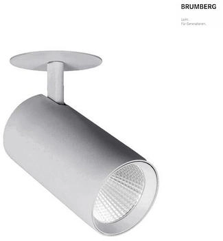 Brumberg LED Halbeinbau-Richtstrahler TRAXX MAXI, 230V AC, 50 Hz, 30W, 20°, 4000K, 3621lm, CRI > 90, rund, silber