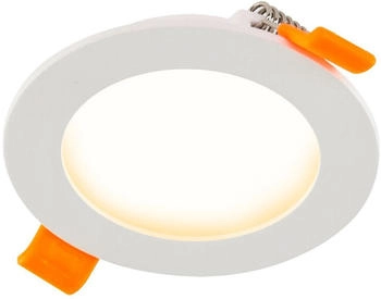 EVN LED Einbaupanel mit warmweißem Licht rund weiß IP44 5W 3000K 350lm EinbauØ75 EVN LED Einbaupanel mit warmweißem Licht rund weiß IP44 5W 3000K 350lm EinbauØ75