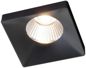 The Light Group GF design Squary Einbaulampe IP54 schwarz 3.000 K G
