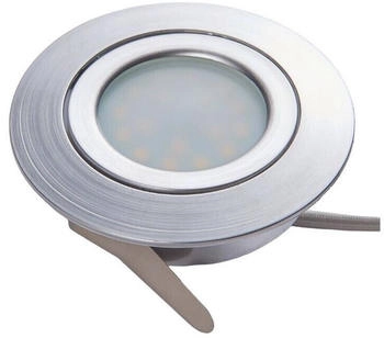 Lindby LED-Einbaustrahler Andrej rund alu 3er-Set