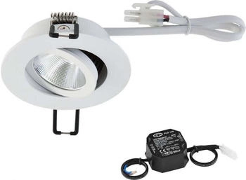 EVN PC20 Einbaulampe rund Phasendimmer 3000K weiß EVN PC20 Einbaulampe rund Phasendimmer 3000K weiß
