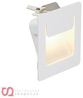 SLV 151950, SLV 151950 DOWNUNDER PUR 80, Einbauleuchte, LED, 3000 K, eckig, wei&szlig;,